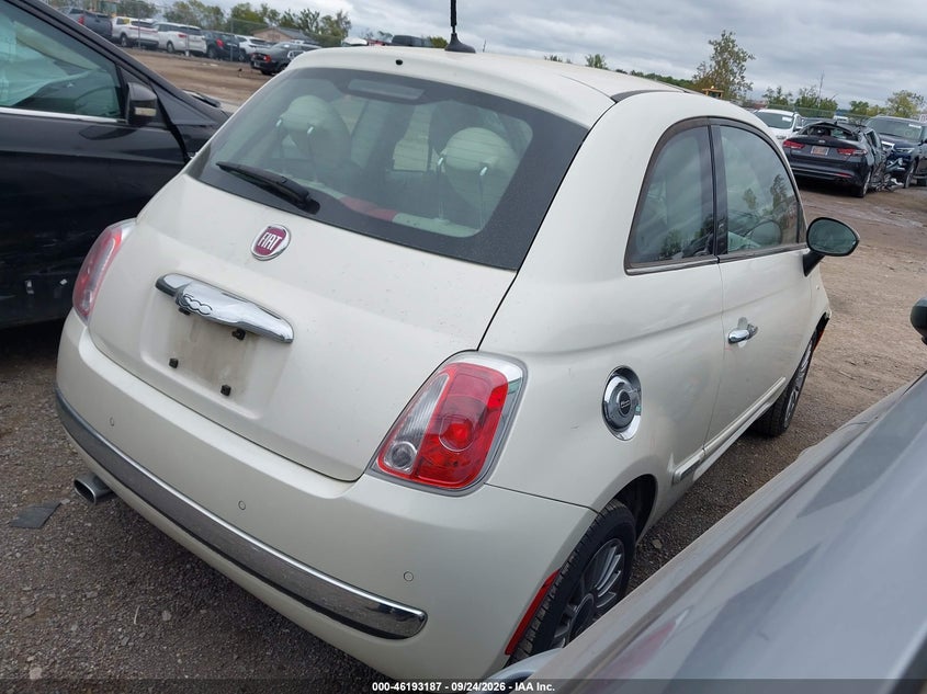 Vin: 3c3cffcr9dt533292, lot: 46693071, fiat 500 lounge 20134