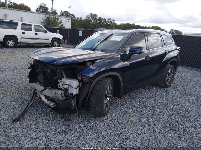 Vin: 5tdgzrah0ms051059, lot: 46693101, toyota highlander xle 20212