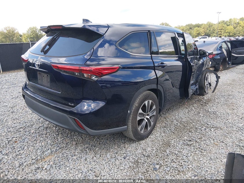 Vin: 5tdgzrah0ms051059, lot: 46693101, toyota highlander xle 20214
