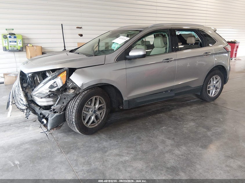 Vin: 2fmpk4j96mba43027, lot: 46693119, ford edge sel 20212