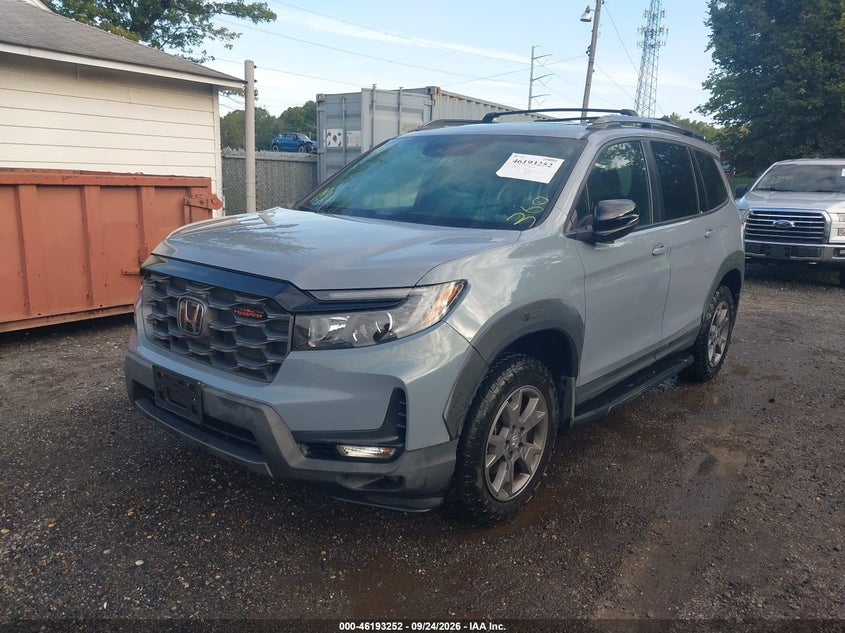 Vin: 5fnyf8h66rb005436, lot: 46693136, honda passport awd trailsport 20242