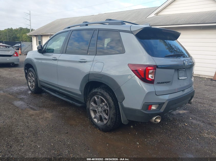 Vin: 5fnyf8h66rb005436, lot: 46693136, honda passport awd trailsport 20243