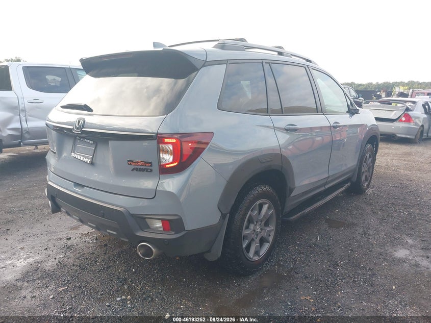 Vin: 5fnyf8h66rb005436, lot: 46693136, honda passport awd trailsport 20244
