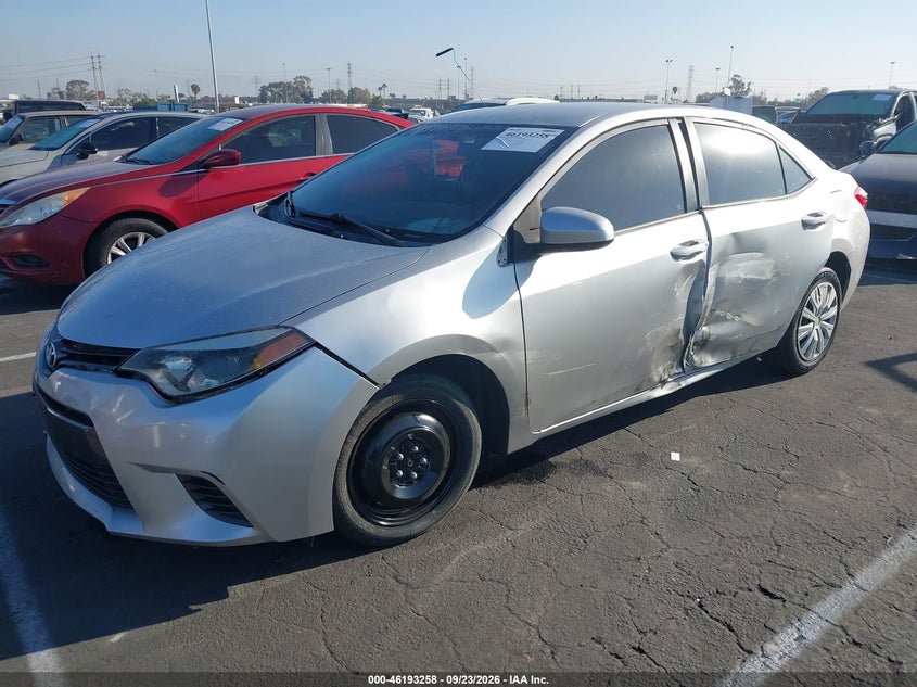 Vin: 5yfburhe0fp315364, lot: 46693142, toyota corolla le 20152