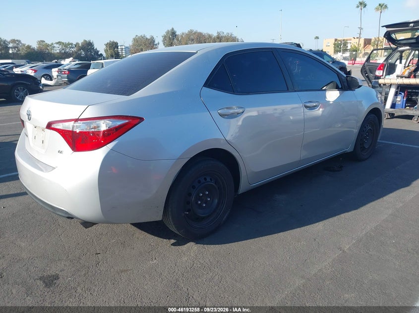 Vin: 5yfburhe0fp315364, lot: 46693142, toyota corolla le 20154