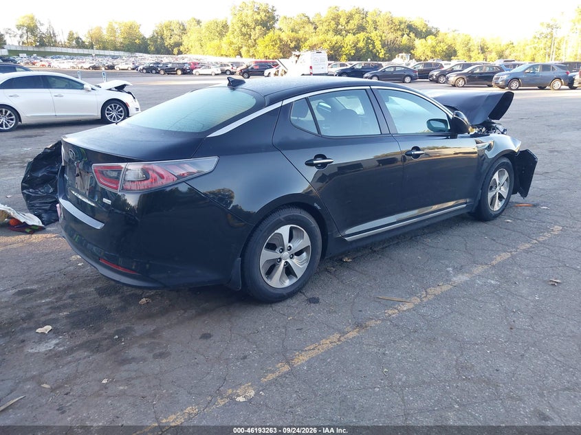 Vin: knagm4ad8f5085934, lot: 46693147, kia optima hybrid 20154