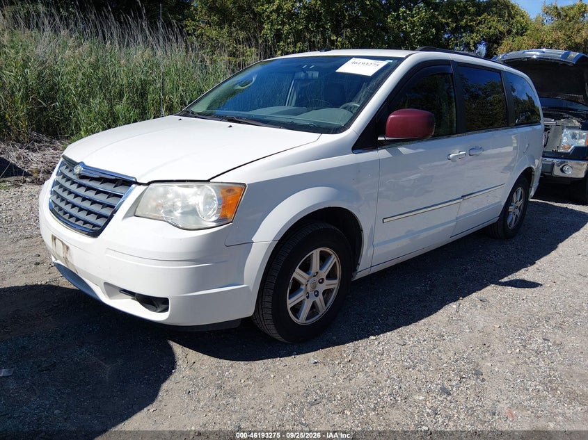 Vin: 2a4rr5dx9ar151941, lot: 46693159, chrysler town & country touring 20102