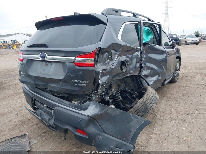 Vin: 4s4wmapd2m3421876, lot: 46693160, subaru ascent limited 20214