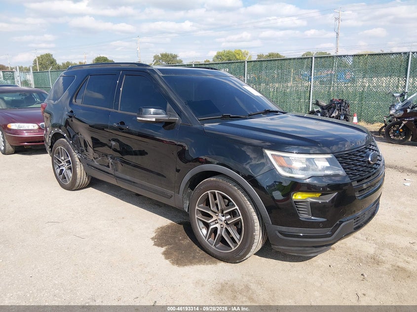 Vin: 1fm5k8gt3jgb88693, lot: 46693198, ford explorer sport 2018 img_1