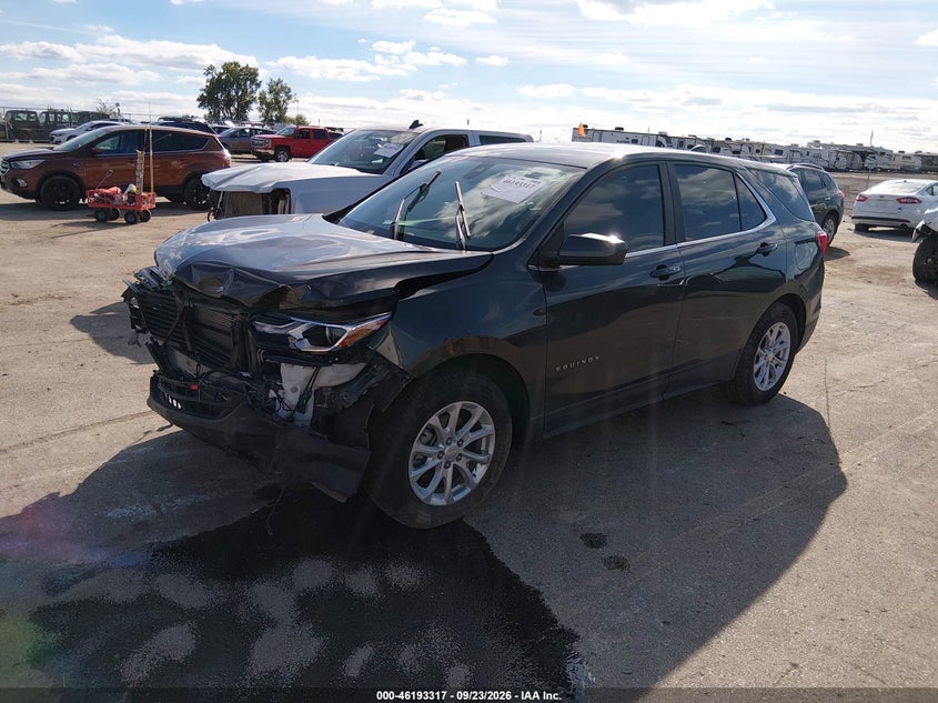 Vin: 3gnaxkev3ml327010, lot: 46693201, chevrolet equinox fwd lt 20212