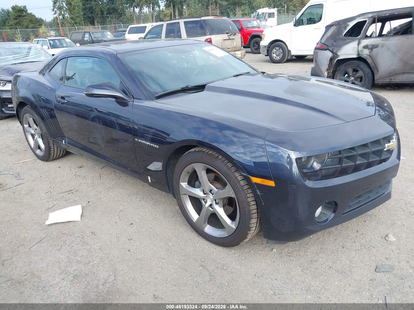 2013 Chevrolet Camaro 2Lt, Undercarriage, IAAI, VIN 2G1FC1E34D9247634