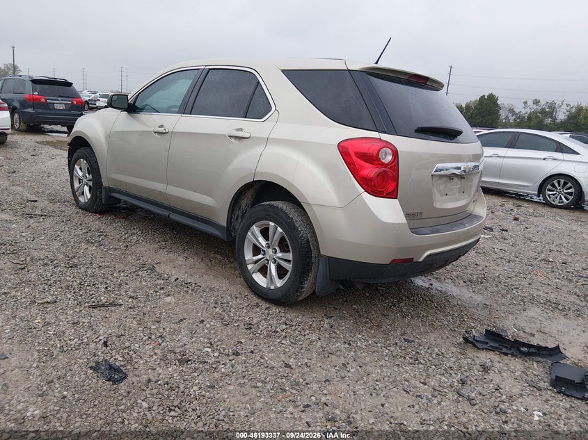 Vin: 2gnalbek0d1239308, lot: 46693221, chevrolet equinox ls 20133