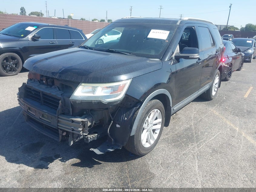 Vin: 1fm5k7d88hgb40272, lot: 46693240, ford explorer xlt 20172