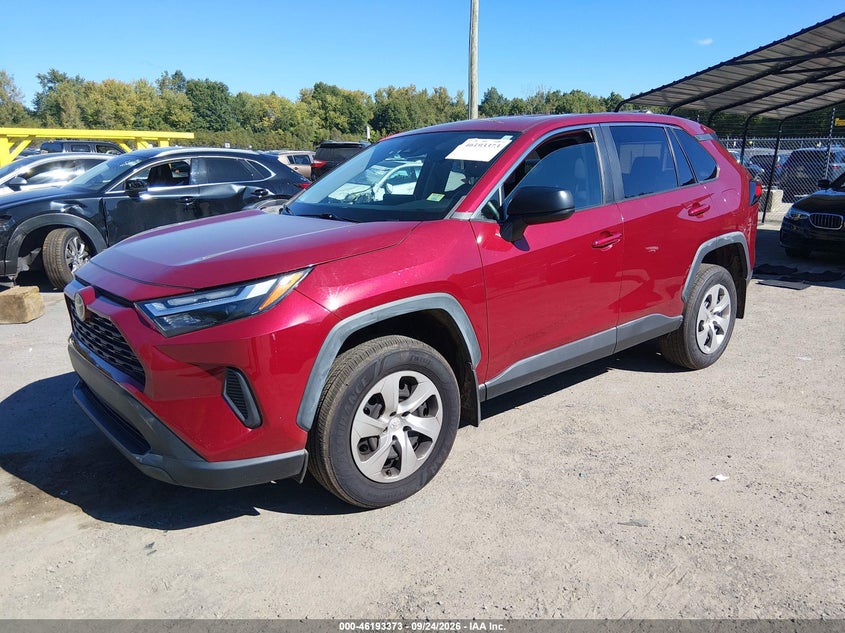 Vin: 2t3f1rfv2pw364814, lot: 46693257, toyota rav4 le 20232