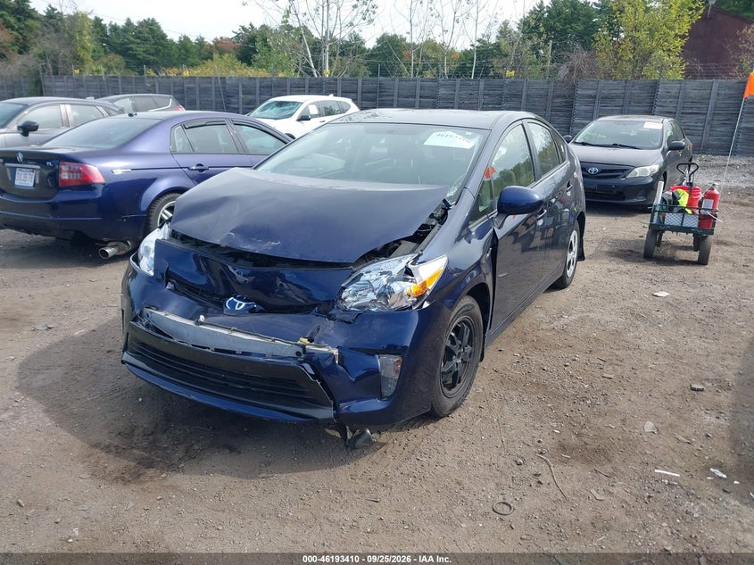 2015 Toyota Prius, Удар спереду, IAAI, VIN JTDKN3DU4F0414299 — фото 2