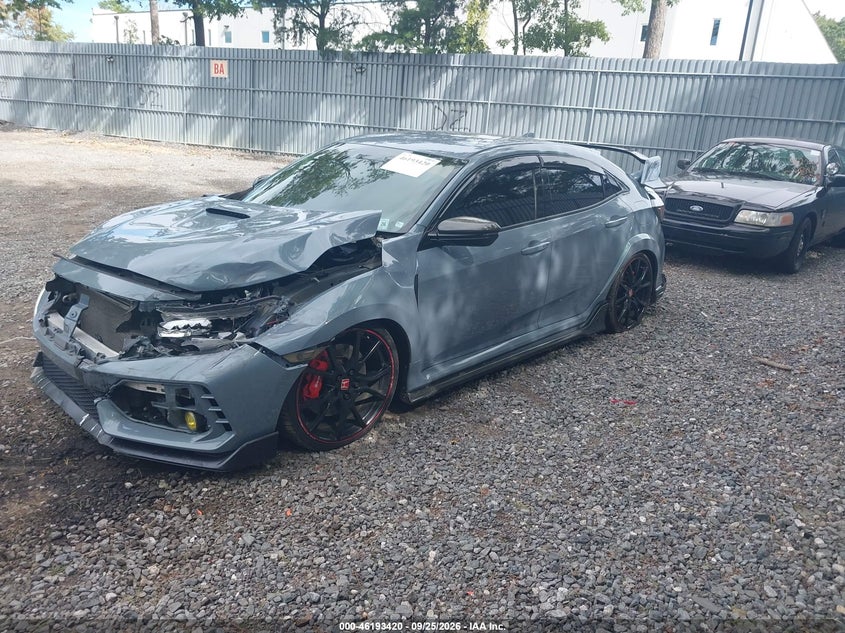 2021 Honda Civic Type R Touring, Front End, IAAI, VIN SHHFK8G74MU205607 — photo 2