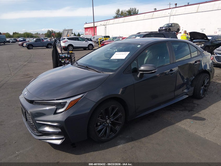 Vin: 5yfs4mce0pp152596, lot: 46693316, toyota corolla se 20232