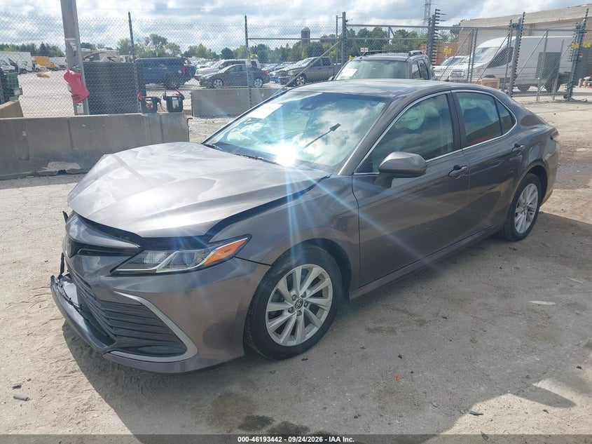 Vin: 4t1c11ak7mu611783, lot: 46693326, toyota camry le 20212