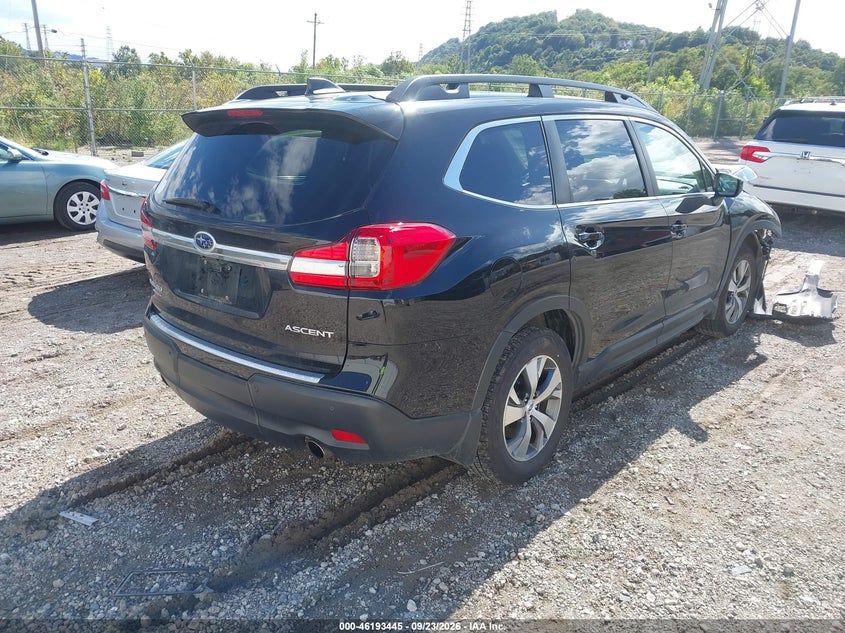 Vin: 4s4wmacd9l3420955, lot: 46693329, subaru ascent premium 20204