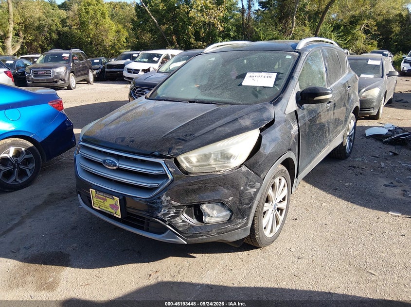 Vin: 1fmcu0jd2hud16504, lot: 46693332, ford escape titanium 20172