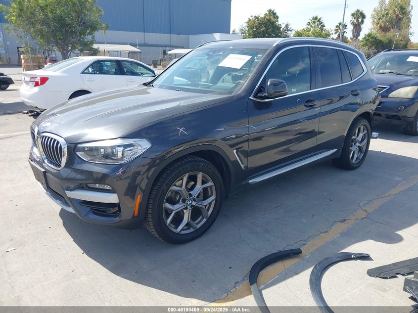 Vin: 5uxty5c06l9c88509, lot: 46693353, bmw x3 xdrive30i 20202