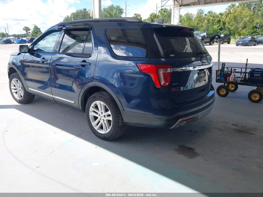 Vin: 1fm5k7d87hge40885, lot: 46693356, ford explorer xlt 20173