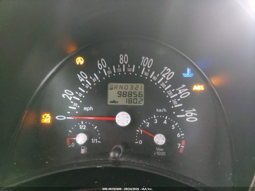 VOLKSWAGEN NEW BEETLE 2001 VIN 3VWDC21C01M413710