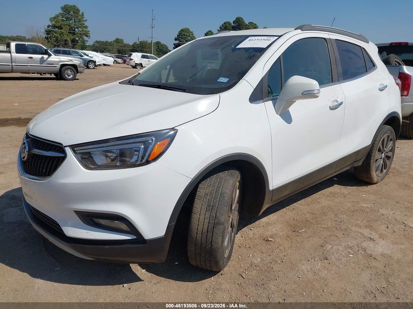 Vin: kl4cjfsb0jb507332, lot: 46693390, buick encore preferred ii 20182