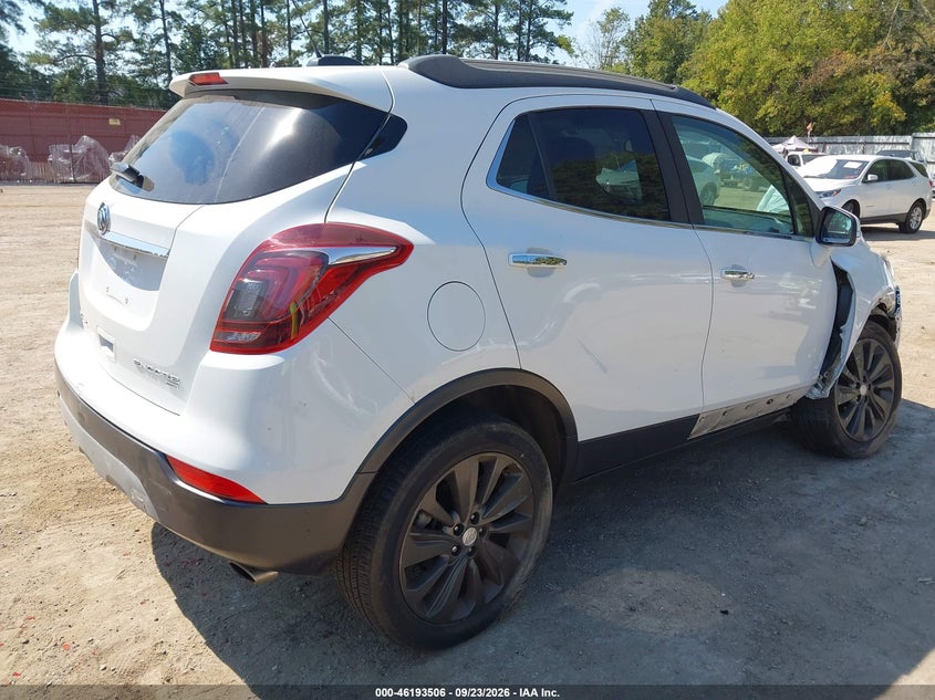 Vin: kl4cjfsb0jb507332, lot: 46693390, buick encore preferred ii 20184