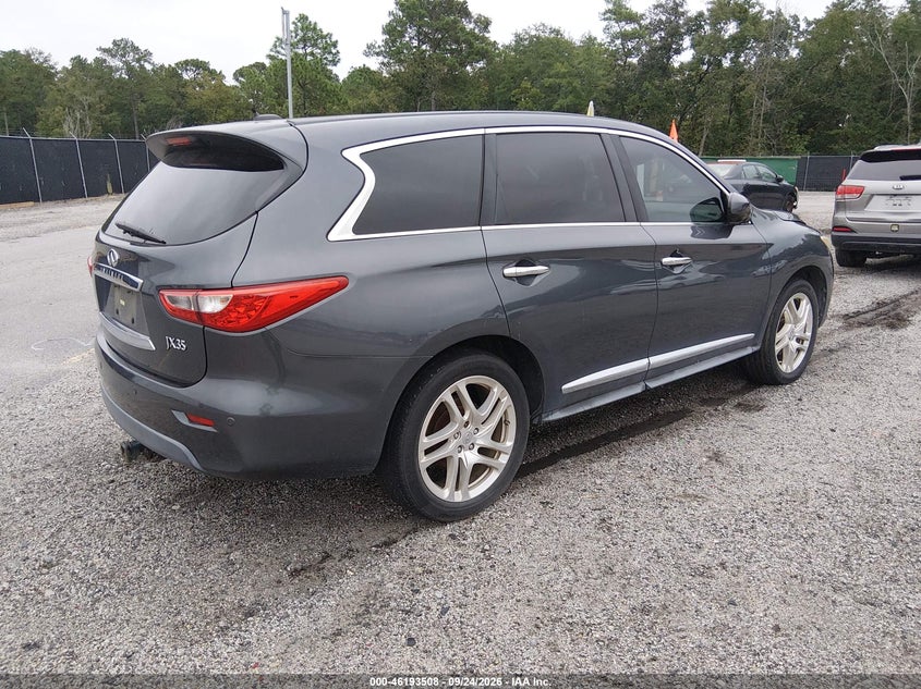 Vin: 5n1al0mm2dc308845, lot: 46693392, infiniti jx35 20134