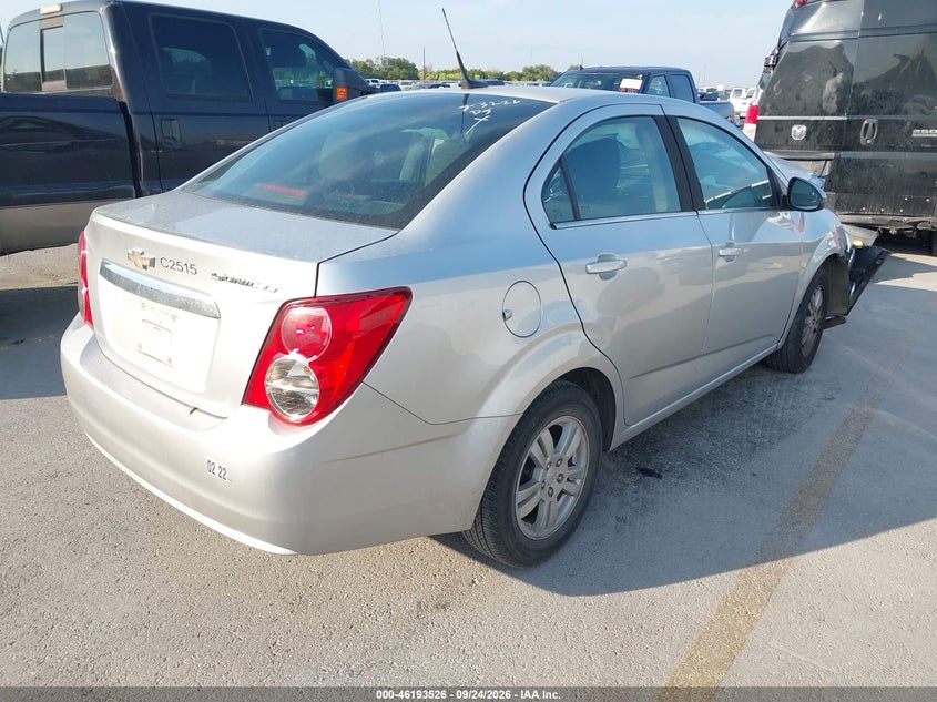 Vin: 1g1jc5sh1e4109314, lot: 46693410, chevrolet sonic lt auto 20144