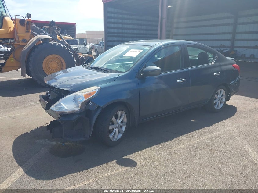 Vin: 3n1cn7ap9fl937804, lot: 46693417, nissan versa 1.6 sl 20152