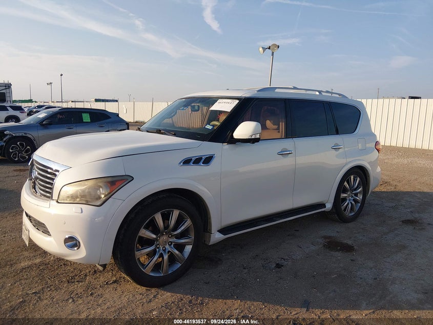 Vin: jn8az2nf2d9530172, lot: 46693421, infiniti qx56 20132