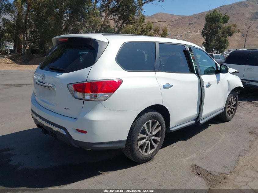 Vin: 5n1ar2mmxec681711, lot: 46693424, nissan pathfinder platinum/s/sl/sv 20144