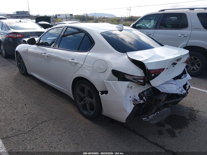 Vin: zarfaman4k7600867, lot: 46693437, alfa romeo giulia sport rwd 20193