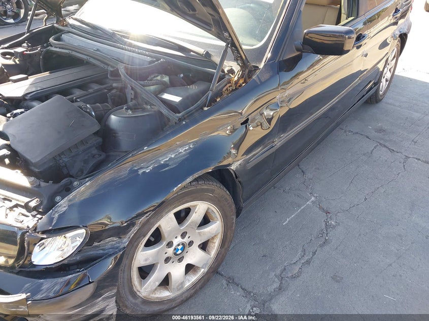 BMW 325I 2002 VIN WBAET37462NG75235