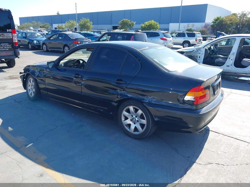 BMW 325I 2002 VIN WBAET37462NG75235