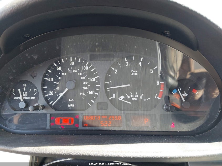 BMW 325I 2002 VIN WBAET37462NG75235