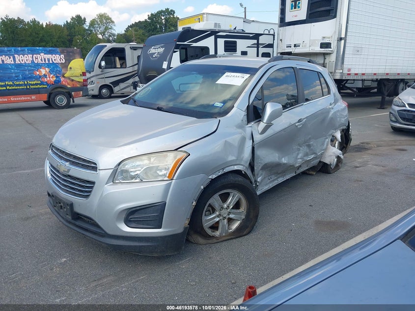 Vin: 3gncjlsb3fl243699, lot: 46693462, chevrolet trax lt 20152