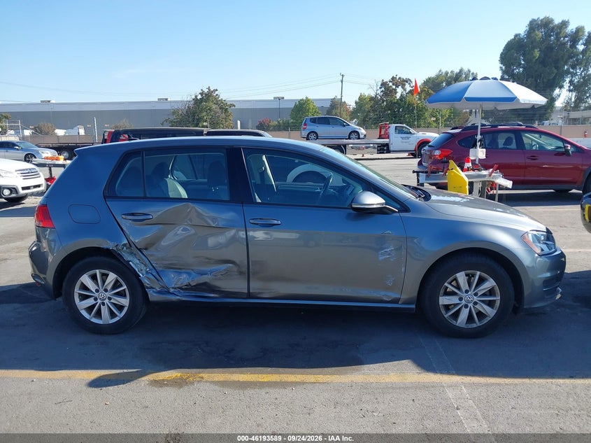 VOLKSWAGEN GOLF 2017 VIN 3VW217AU5HM022808