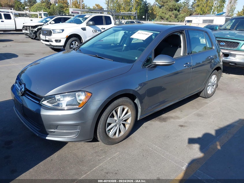 Vin: 3vw217au5hm022808, lot: 46693473, volkswagen golf tsi s 4-door/tsi se 4-door/tsi sel 4-door/tsi wolfsburg edition 4-door 20172