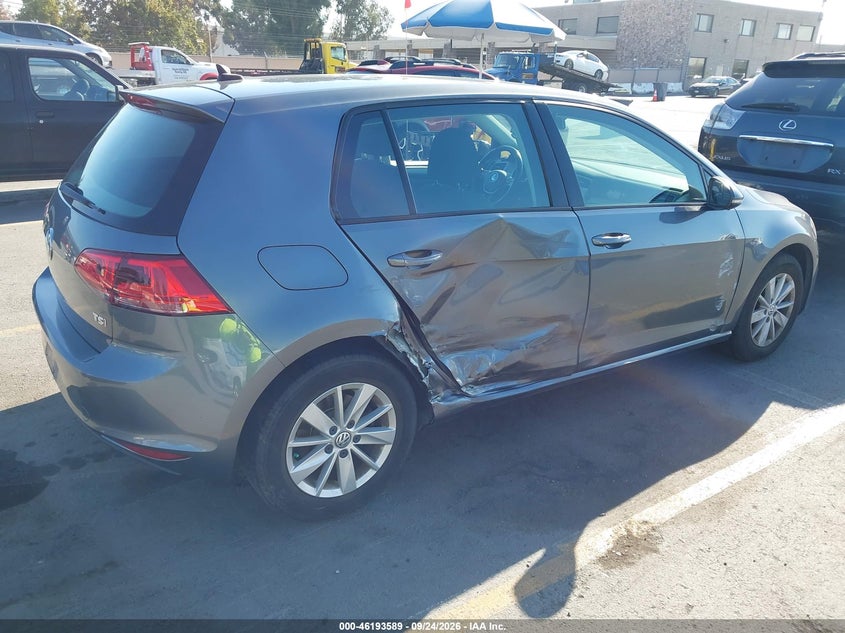 Vin: 3vw217au5hm022808, lot: 46693473, volkswagen golf tsi s 4-door/tsi se 4-door/tsi sel 4-door/tsi wolfsburg edition 4-door 20174