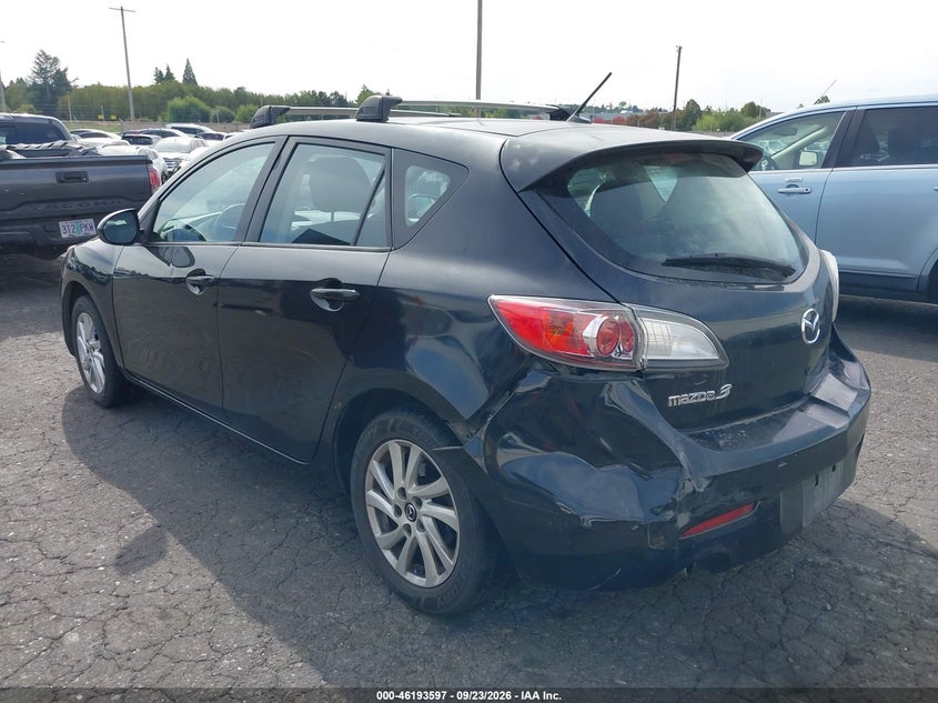 Vin: jm1bl1l78d1833768, lot: 46693481, mazda mazda3 i touring 20133