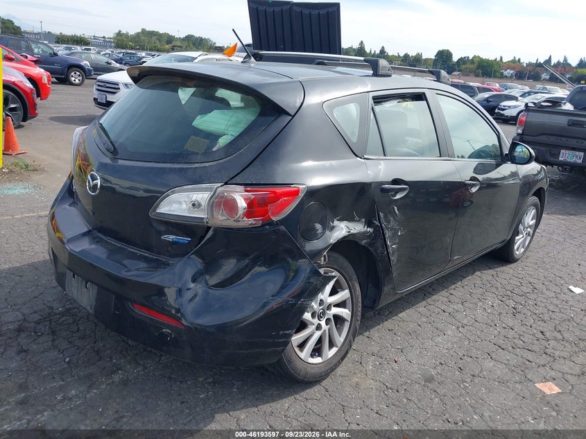 Vin: jm1bl1l78d1833768, lot: 46693481, mazda mazda3 i touring 20134