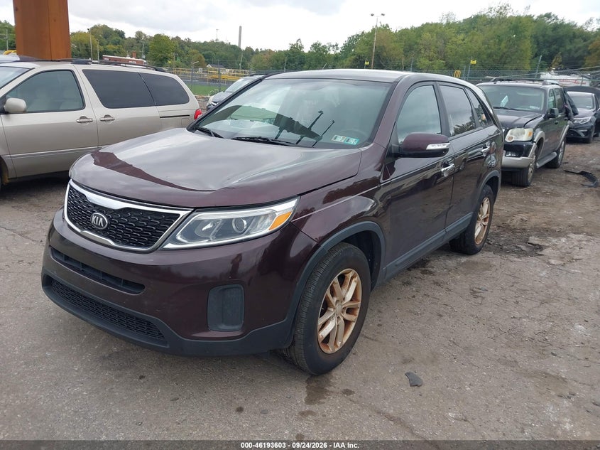 Vin: 5xykt3a63eg472019, lot: 46693486, kia sorento lx 20142