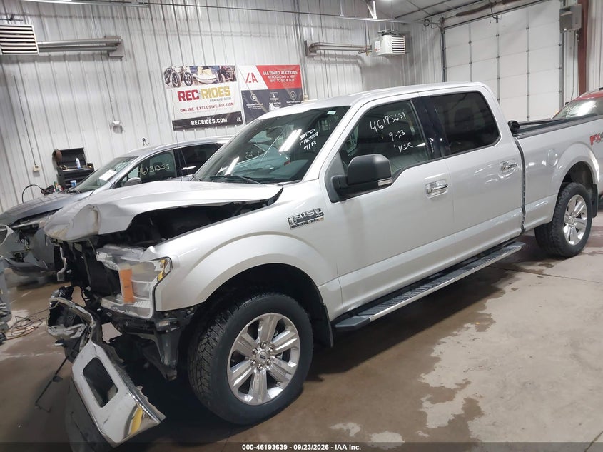 Vin: 1ftfw1e55jfe68310, lot: 46693523, ford f-150 xlt 20182