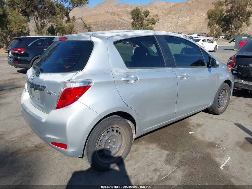 Vin: jtdktud32dd552528, lot: 46693526, toyota yaris l 20134
