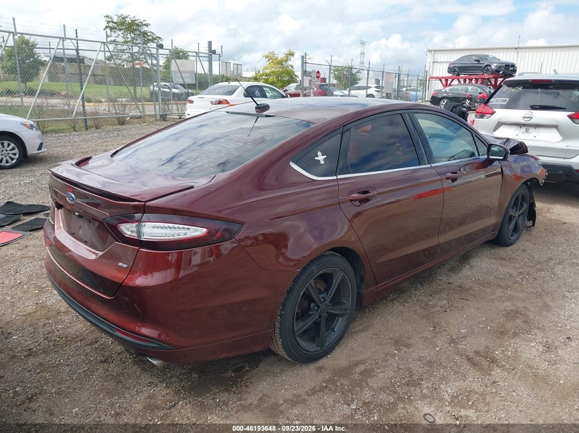 Vin: 3fa6p0h79gr266687, lot: 46693532, ford fusion se 20164