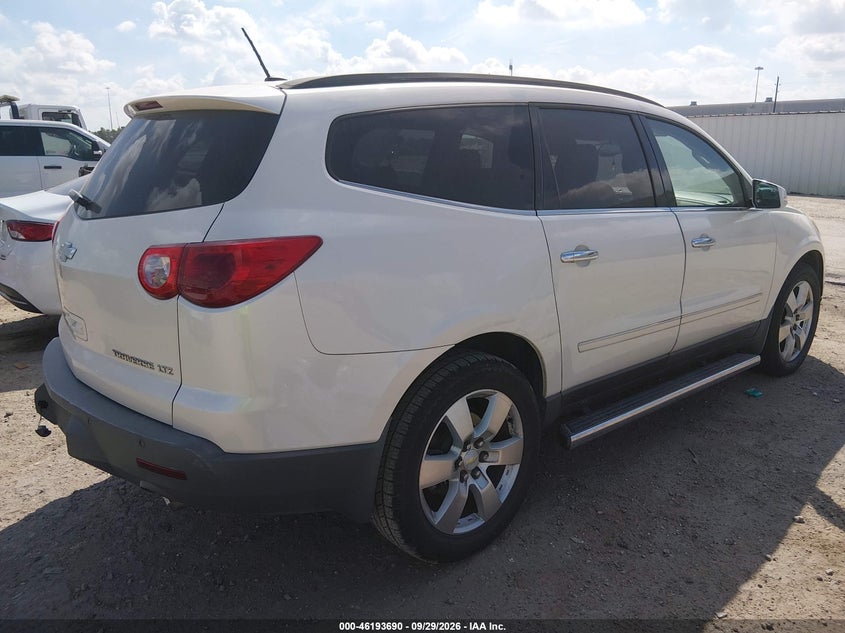 Vin: 1gnkrled2cj185377, lot: 46693575, chevrolet traverse ltz 20124