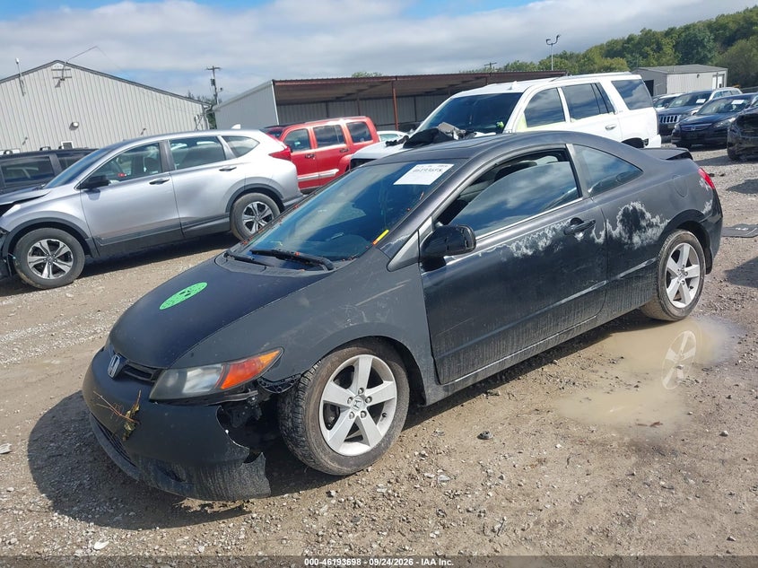 HONDA CIVIC CPE 2007 VIN 2HGFG12837H517802